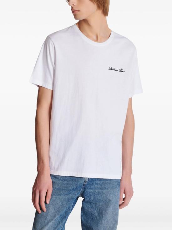 26SS 발망 반팔 티셔츠 FH1EG000 BC68 White - BALMAIN