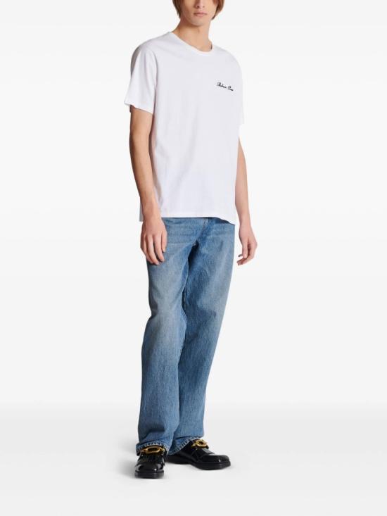 26SS 발망 반팔 티셔츠 FH1EG000 BC68 White - BALMAIN