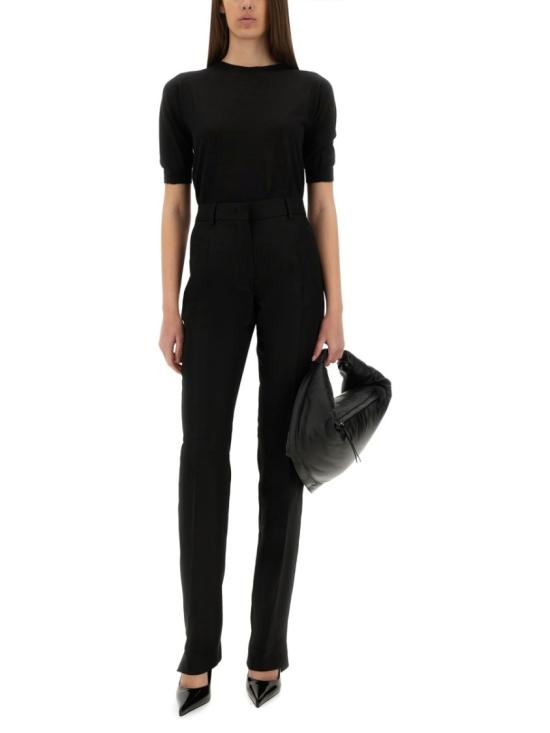  스포트막스 스트레이트 팬츠 2512131052600 457003 Black - SPORTMAX