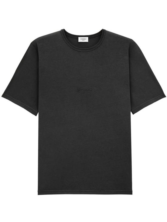  생로랑 반팔 티셔츠 818535 YBHD2 Black