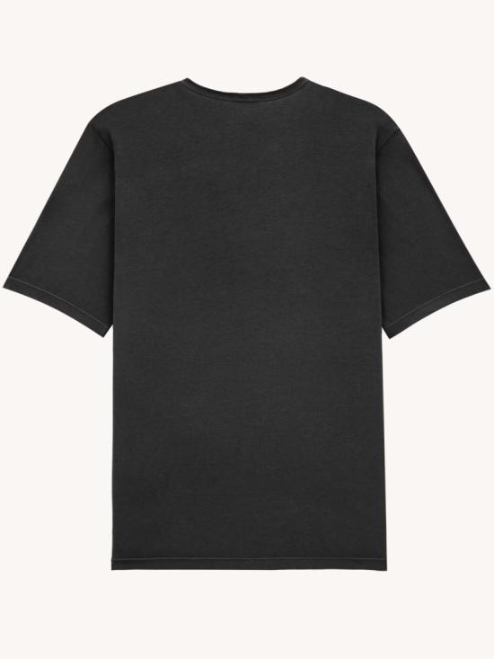  생로랑 반팔 티셔츠 818535 YBHD2 Black - SAINT LAURENT
