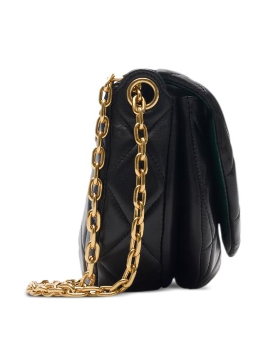  버버리 퀼티드 락킹 호스 백 8104628 Black - BURBERRY