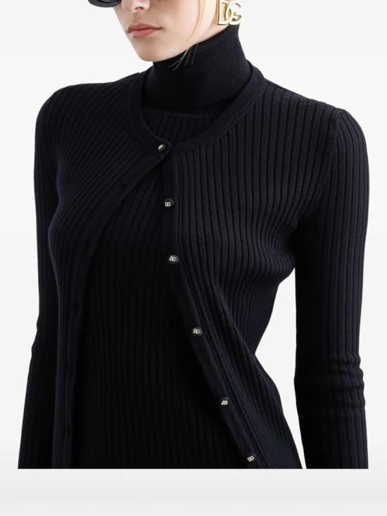  돌체앤가바나 가디건 FXV62T JCVXG Black - DOLCE & GABBANA