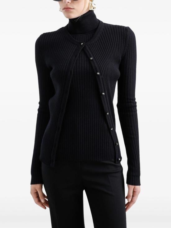  돌체앤가바나 가디건 FXV62T JCVXG Black - DOLCE & GABBANA