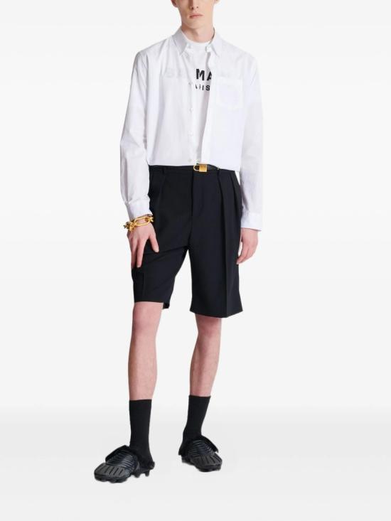  발망 반팔 티셔츠 FH1EG000 BB73 White - BALMAIN
