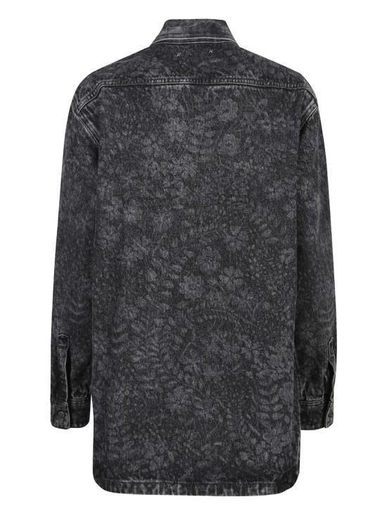 25FW 골든구스 데님 셔츠 GWP02351 P002080 Black - GOLDEN GOOSE