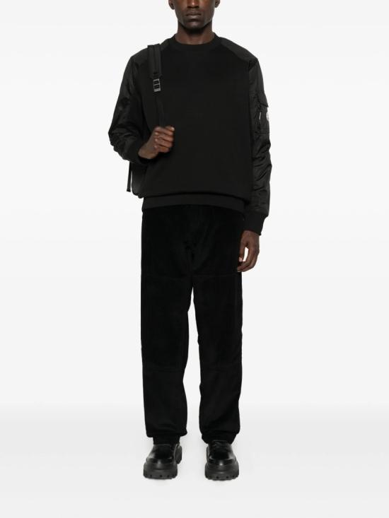 25FW 몽클레어 코듀로이 조깅 팬츠 2A00023 549UU Black - MONCLER