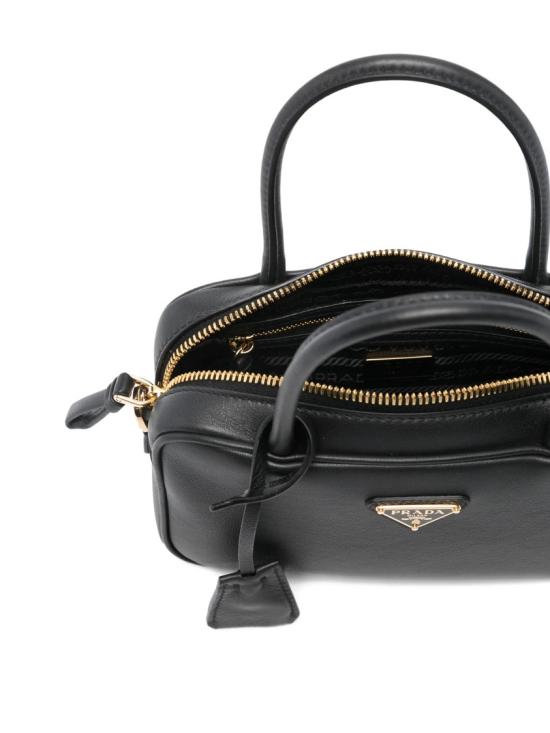 26SS 프라다 레더 탑 핸들백 1BB152 2CYS Black - PRADA