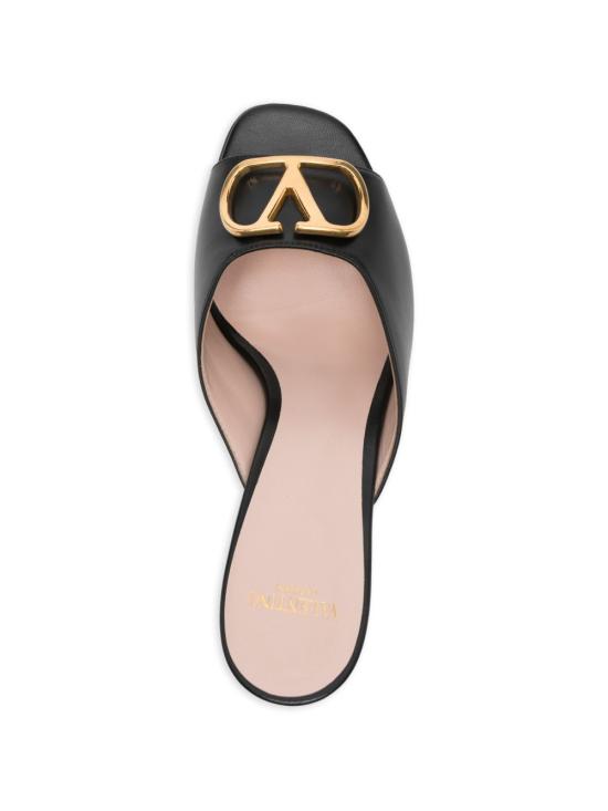 26FW 발렌티노 가라바니 뮬/슬리퍼 WS0NQ4 ZIC0NO Black - VALENTINO GARAVANI