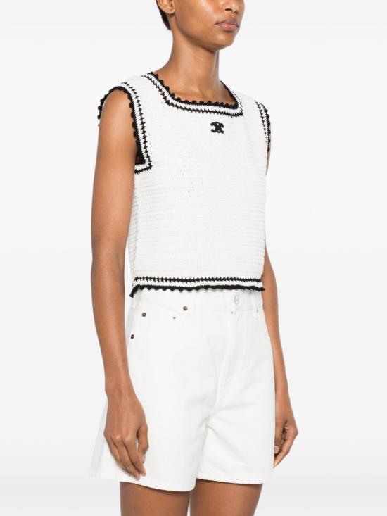 26SS 셀린느 민소매 티셔츠 RX0L63I59 01BC White - CELINE