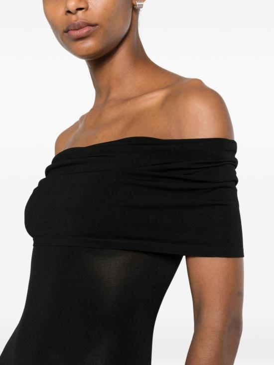26SS 알라이아 미디 원피스 AA9R3022K191C 995 Black - ALAIA