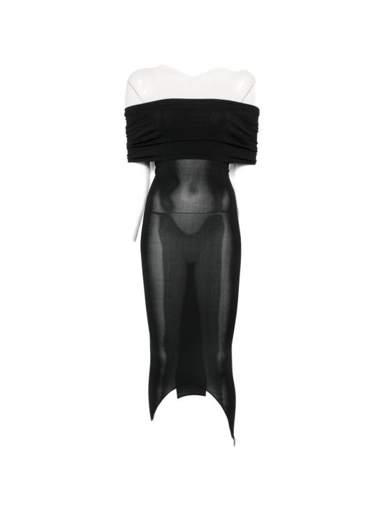 26SS 알라이아 미디 원피스 AA9R3022K191C 995 Black - ALAIA
