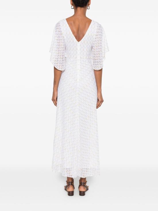 26SS 미소니 롱 원피스 DS26SG3K BR015XS01LI White - MISSONI