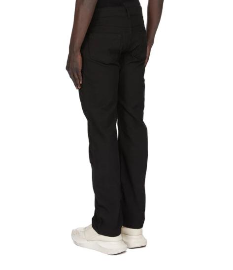 26SS 릭 오웬스 스트레이트 팬츠 DU01F4397CVS 09 BLACK - RICK OWENS
