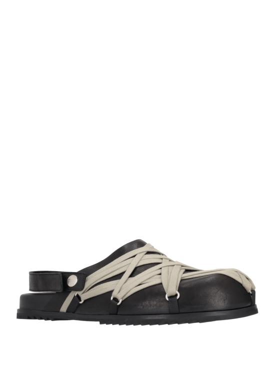 26SS 릭 오웬스 뮬/슬리퍼 RU01F2813LGYW1 09 BLACK - RICK OWENS