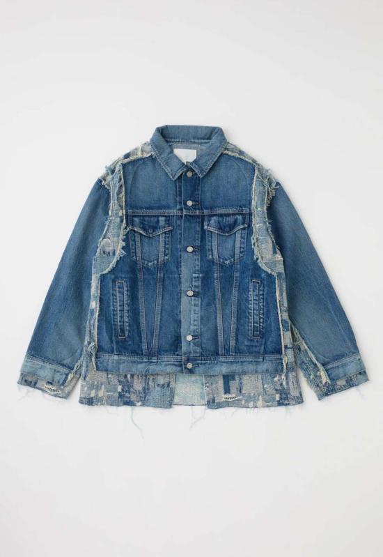  마우지 데님 자켓 무시 도허티 리메이크 오버사이즈 재킷 - MOUSSY