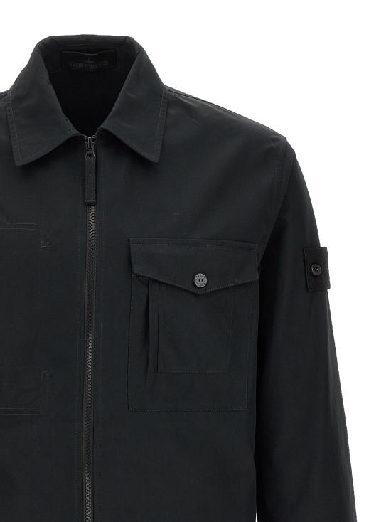 26SS 스톤 아일랜드 고스트 피스 올 웨더 코튼 캔버스 자켓 L1S151200011S0F01V0029 - STONE ISLAND