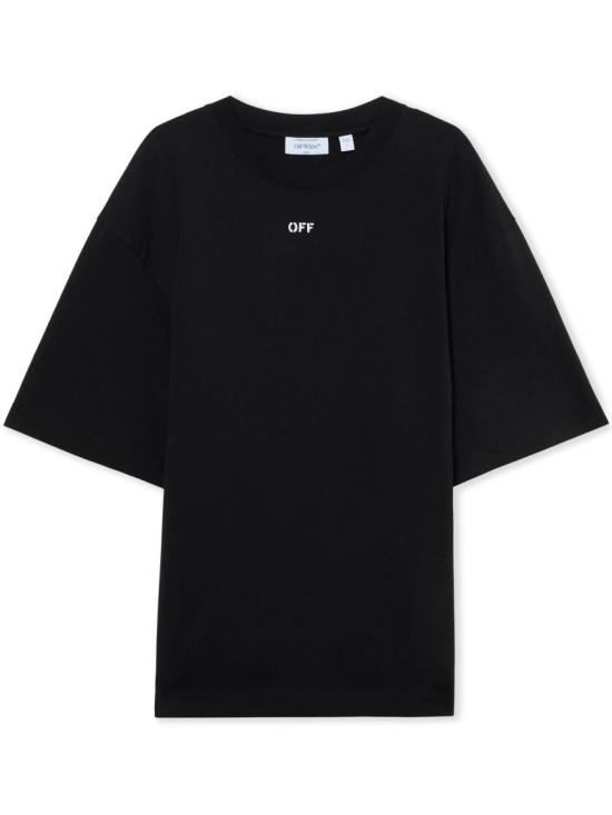 26SS 오프화이트 반팔 티셔츠 44MAA120S26J00I001 Black