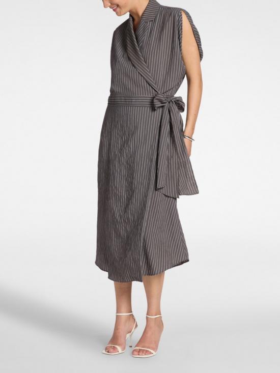 26SS 엘레나미로 롱 원피스 7063Z200120N Grey - ELENA MIRÒ