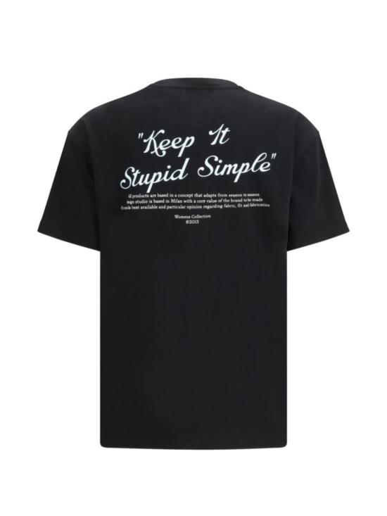 26SS 오프화이트 반팔 티셔츠 2AA089S26JER007 Black - OFF WHITE