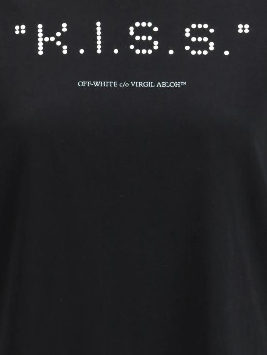 26SS 오프화이트 반팔 티셔츠 2AA089S26JER007 Black - OFF WHITE