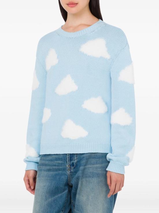 26SS 모스키노 스웨터 A09360507 Blue - MOSCHINO