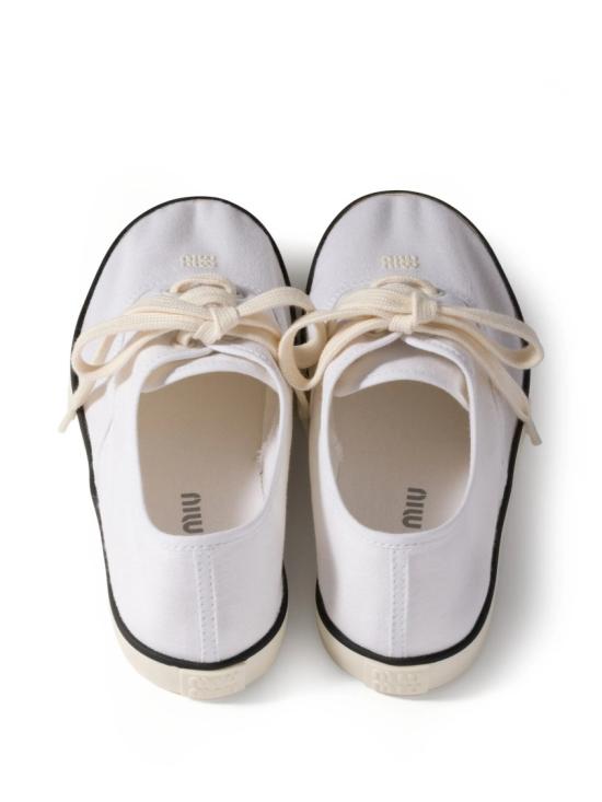 26SS 미우미우 스니커즈 5E368E 3LKE White - MIU MIU