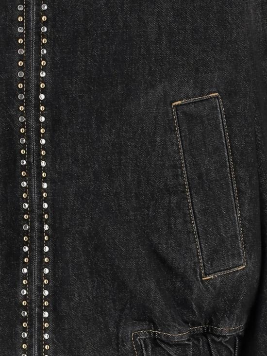 26SS 베르사체 데님 자켓 1023067 1A16477 Black - VERSACE