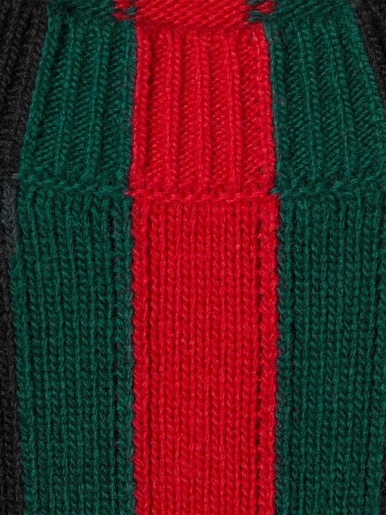 26SS 구찌 웹 파인 니트 울 스웨터 862532 XKFG6 Black - GUCCI