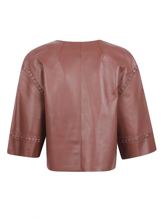 26SS 이브살로몬 자켓 26EYV22650APERA6088 Brown - YVES SALOMON