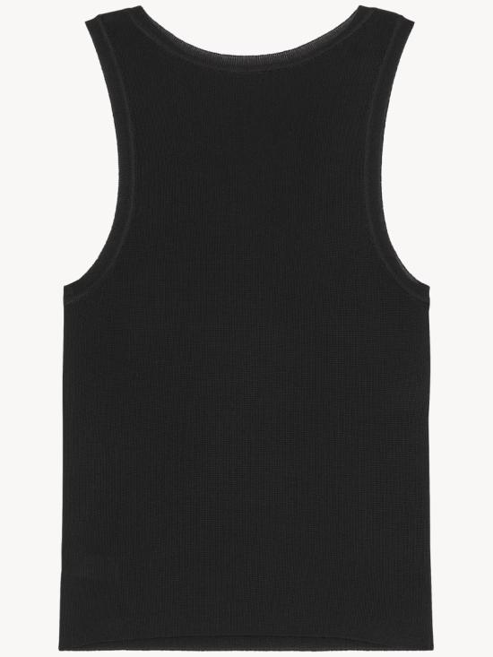 26SS 생로랑 긴팔 티셔츠 863133 Y77IR Black - SAINT LAURENT