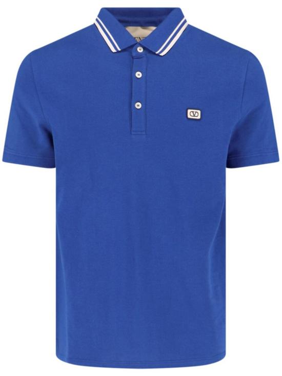 26SS 발렌티노 가라바니 폴로 티셔츠 8V3MH01KAQK Blue