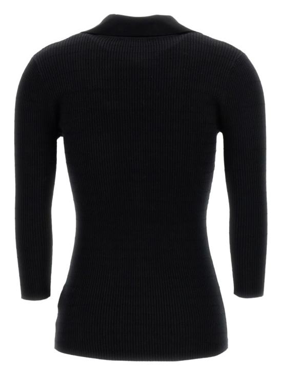 26SS 엘리자베타프랜치 반팔 티셔츠 MK86B61E2 Black - ELISABETTA FRANCHI