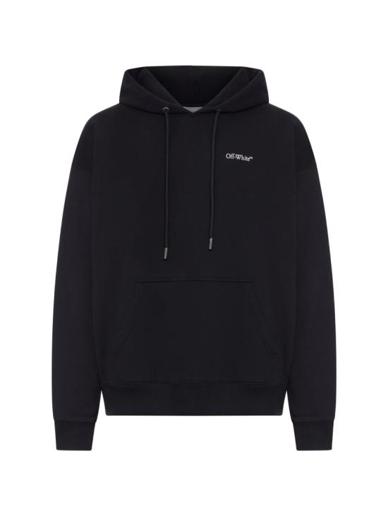 26SS 오프화이트 후드 티셔츠 44MBB085S26F00A001 Black