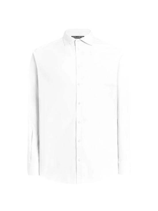 26SS 돌체앤가바나 스트레치 포플린 마티니 셔츠 G5OI6T FUMRY White