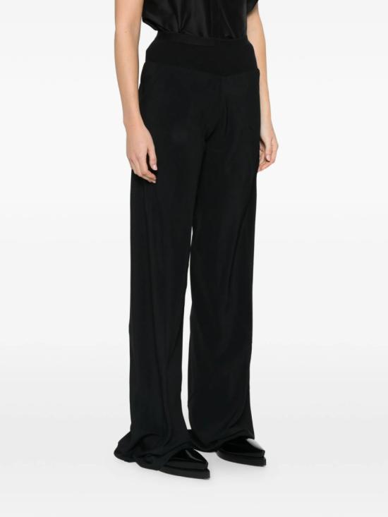 26SS 릭 오웬스 스트레이트 팬츠 RP01F6301 CC Black - RICK OWENS