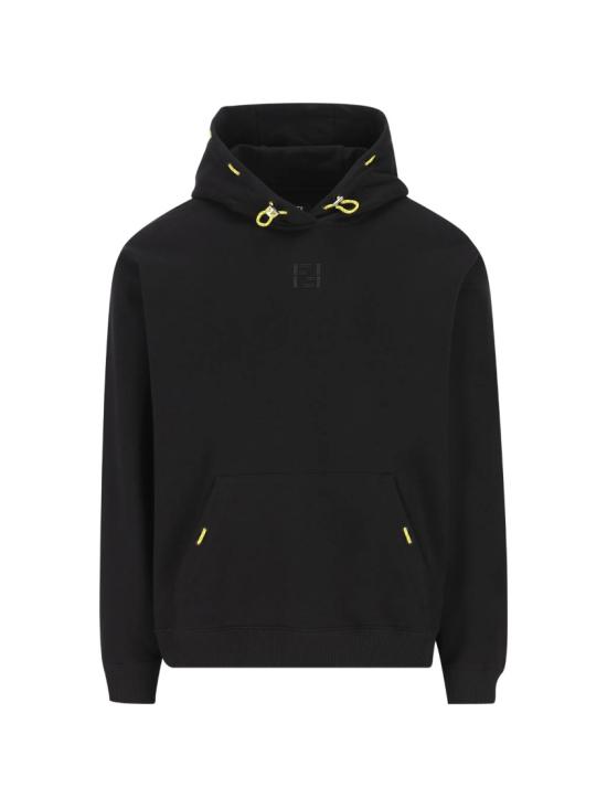 26SS 펜디 후드 티셔츠 FY1356 AYY0 Black
