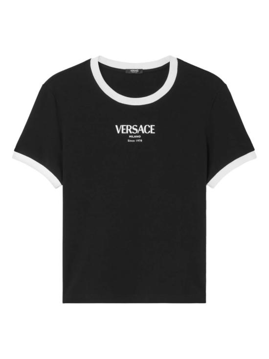 26SS 베르사체 반팔 티셔츠 1022656 1A16685 Black
