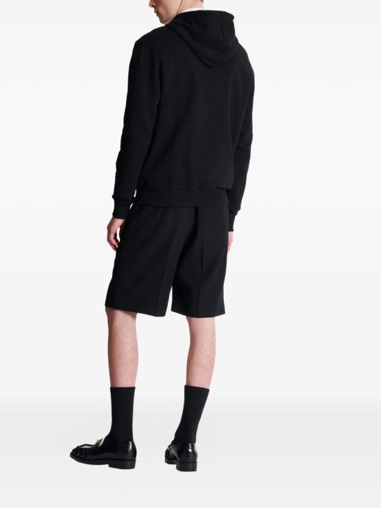 26SS 발망 후드 티셔츠 GH1JR007 BD45 Black - BALMAIN