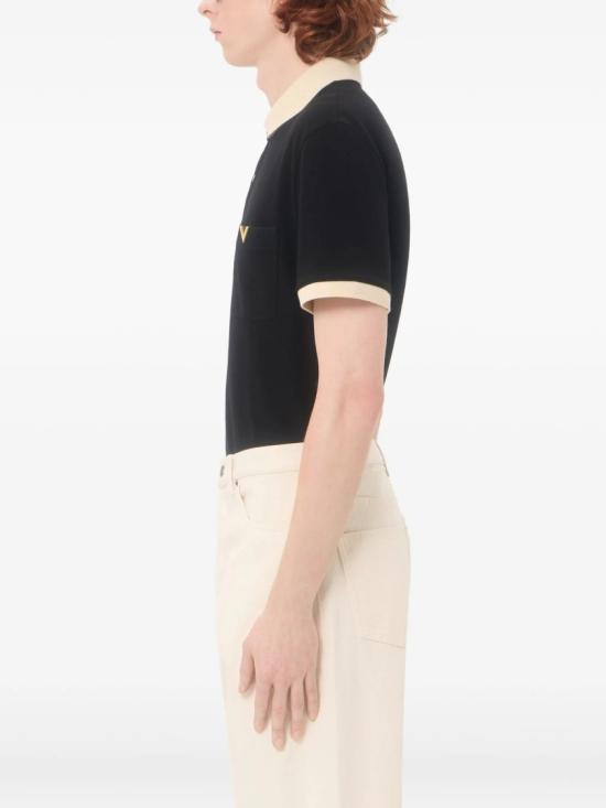26SS 발렌티노 가라바니 폴로 티셔츠 8V0MH01KBGT Black - VALENTINO GARAVANI