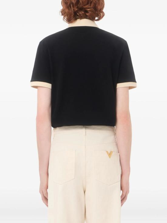 26SS 발렌티노 가라바니 폴로 티셔츠 8V0MH01KBGT Black - VALENTINO GARAVANI