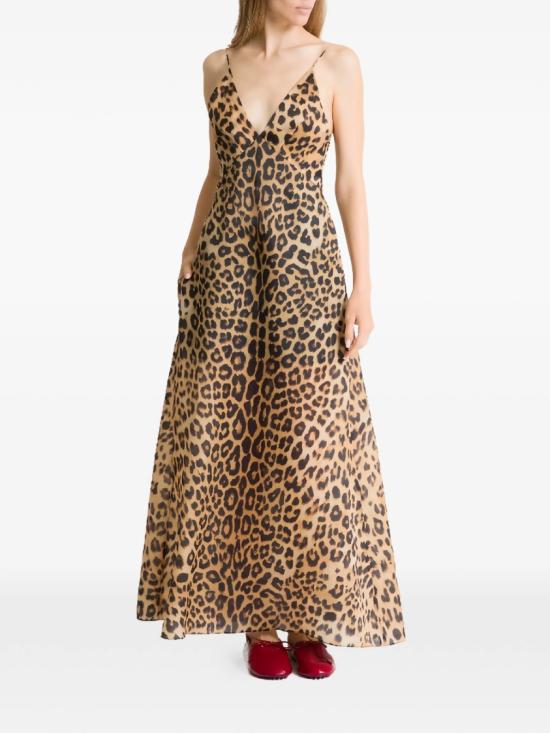 26SS 알베르타 페레티 롱 원피스 0474 0150 Brown - ALBERTA FERRETTI