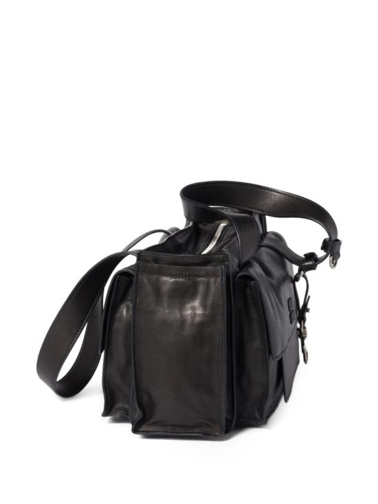  미우미우 유틸리테 나파 레더 탑 핸들 백 5BG335 2G7Q Black - MIU MIU