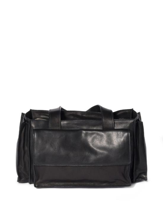  미우미우 유틸리테 나파 레더 탑 핸들 백 5BG335 2G7Q Black - MIU MIU