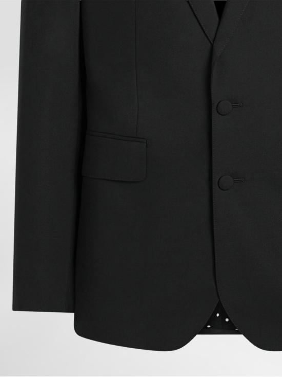 26SS 돌체앤가바나 싱글 브레스티드 뉴 마티니 캔버스 자켓 G2VZ7T FUBFT Black - DOLCE & GABBANA