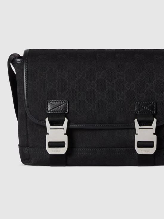 26SS 구찌 GG 캔버스 스몰 크로스바디백 854745 FAE8V Black - GUCCI