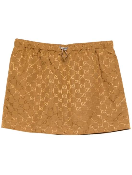 26SS 구찌 숏 스커트 856026 ZAUC0 Brown