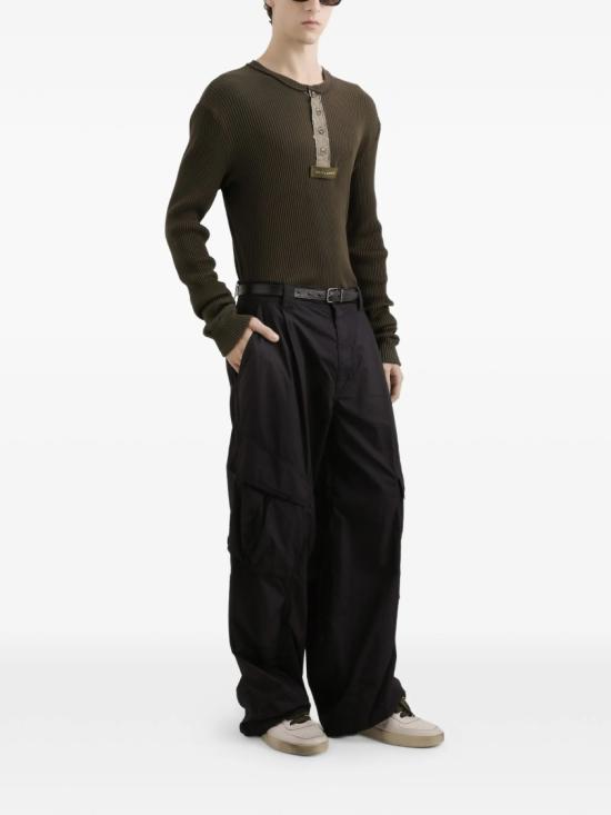 26SS 돌체앤가바나 카고 팬츠 GP1C1T FUFN9 Black - DOLCE & GABBANA