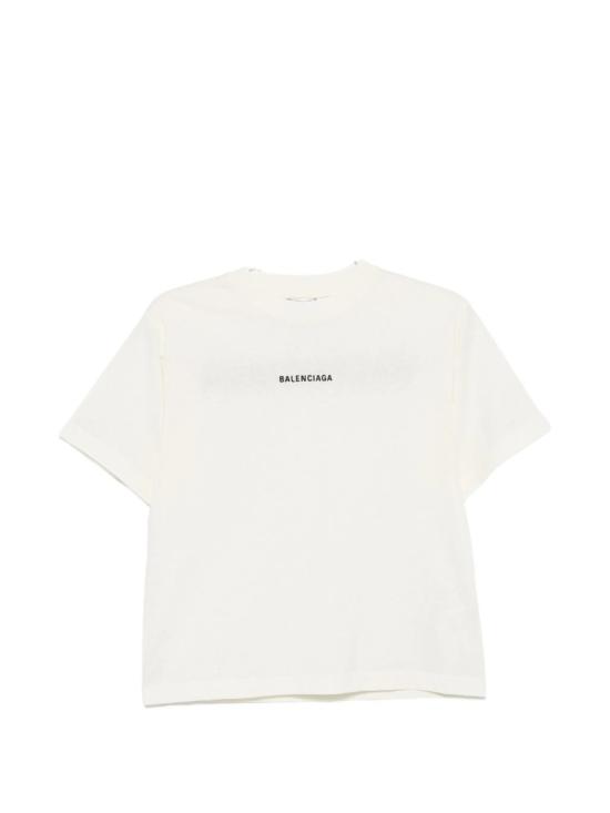 26SS 발렌시아가 백 미디엄 핏 티셔츠 850990 TTVJ1 White
