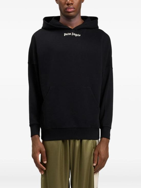 26SS 팜앤젤스 후드 티셔츠 PMBB036S26FLE001 Black - PALM ANGELS